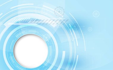 Soyut teknoloji arka plan Yüksek teknoloji iletişim konsepti yenilik arka plan çizimi