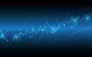 Finansal tablo mum çubuğu borsa yatırım ticaretinin iş veri analizi