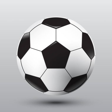 Arka planda futbol topu simgesi
