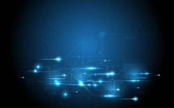 Soyut teknoloji arka plan Yüksek teknoloji iletişim konsepti yenilik arka plan vektör çizimi