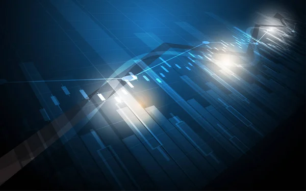 Finansal tablo mum çubuğu borsa yatırım ticaretinin iş veri analizi