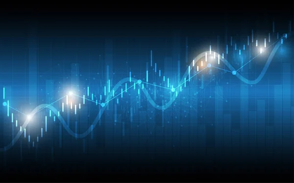 Finansal tablo mum çubuğu borsa yatırım ticaretinin iş veri analizi