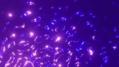 3d soyut dalga arka plan render. Yavaş yavaş neon renklerde akar. Yavaş dalga doku animasyonu. 4k döngü