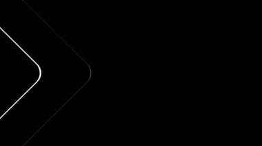 Geçiş maskeleri. Beyaz, siyah, renk bloğu figürleriyle soyut hareketli grafikler ve animasyonlu arka plan. Geçiş tek renkli ve renkli maskeler şablonları 4k