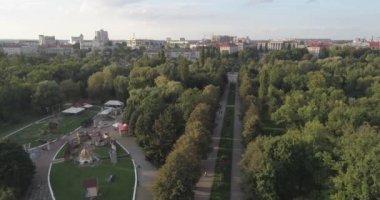Manzaralı. Lutsk City, Ukrayna 'da park