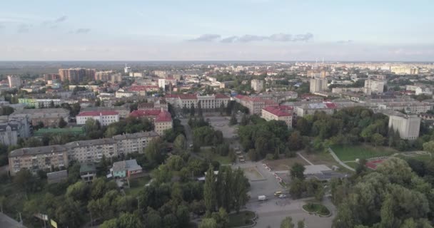 Відео Високої Якості Арієльний Вид Луцьк Україна — стокове відео