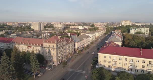 Арієльний Вид Луцьк Україна — стокове відео
