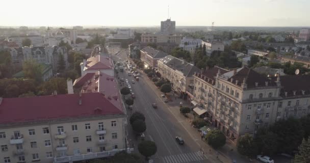 Арієльний Вид Луцьк Україна — стокове відео