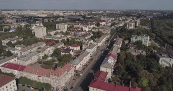 Eine Ganz Andere Sicht Der Dinge Stadt Luzk Ukraine — Stockvideo