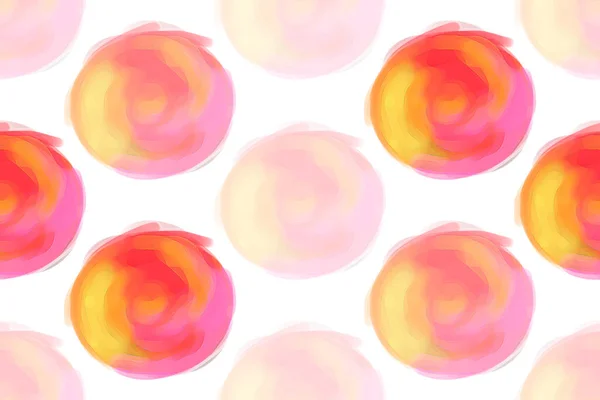Безшовна Ілюстрація Візерунка Червоними Бульбашками — стокове фото