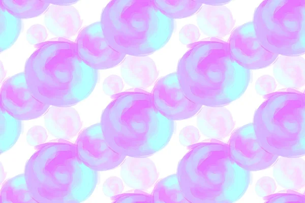 Seamless Pattern Illustration Purple Bubbles — Stock Photo, Image