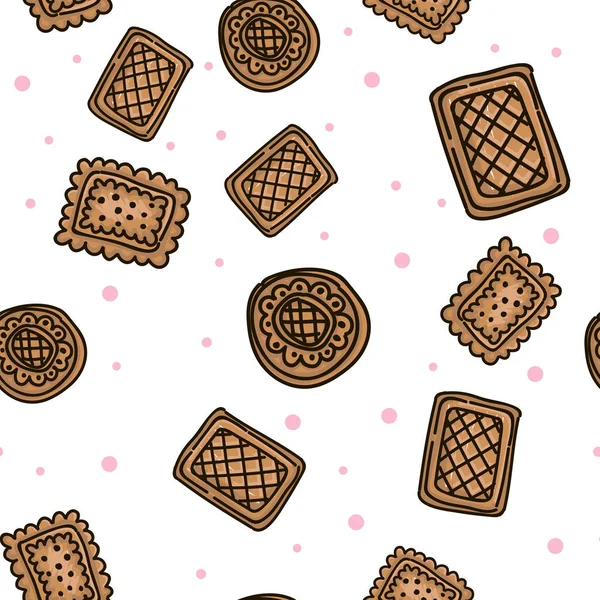 seamless pattern of sweets