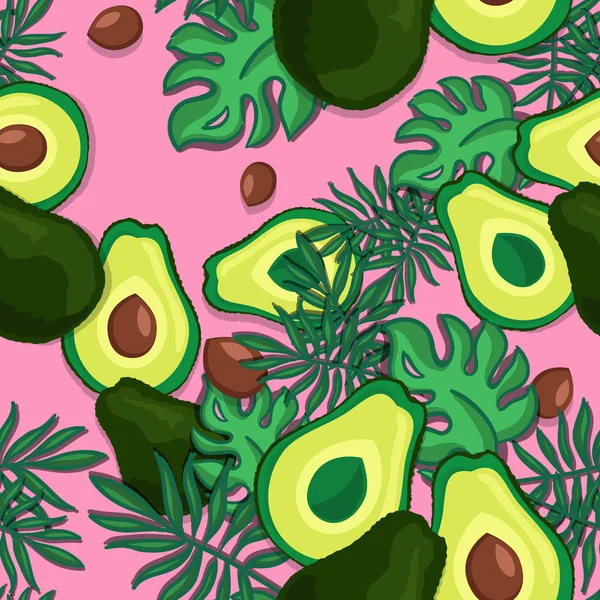 Stilvolle Textur Der Avocado Tropen — Stockfoto