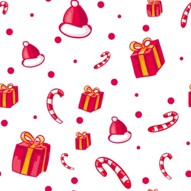 Yeni yıl için Noel desen