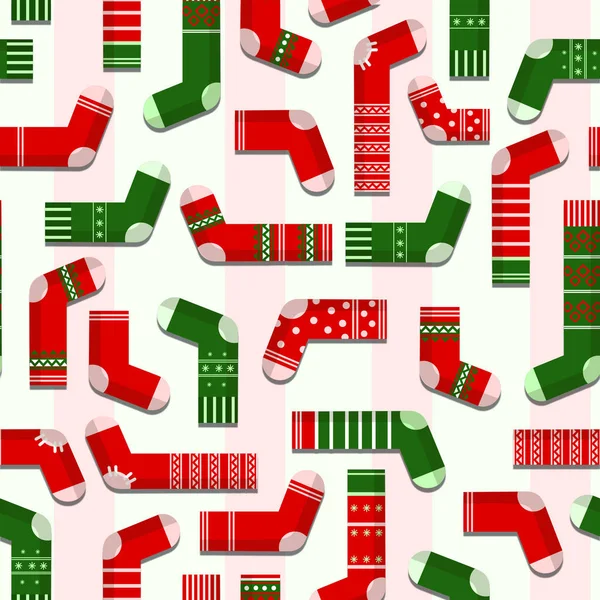 Texture Christmas Socks — Stock Photo, Image