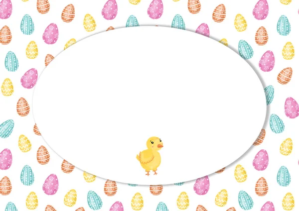 Easter Eggs Texture Raster — Stock Photo, Image