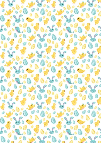 Easter Eggs Texture Pattern — Stock Photo, Image