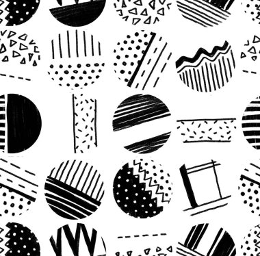 Dairedeki soyut doku başka bir güzel doku oluşturur. Raster ve tecrübeli renklerde çok şık