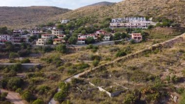 Monte di Luna 'nın Marina di Camerota' daki görüntüsü, Salerno, İtalya