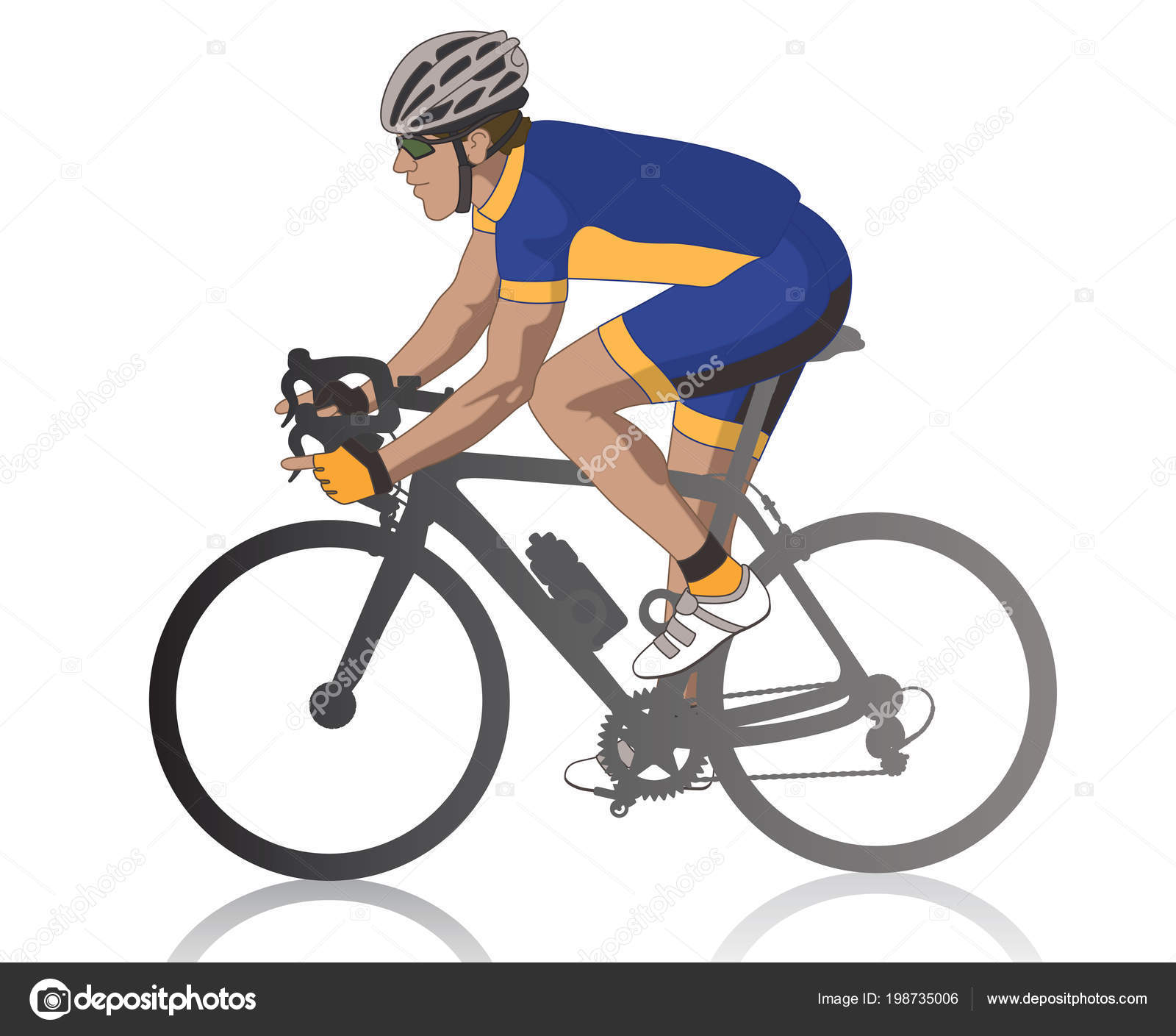 Photo cycliste homme hotsell