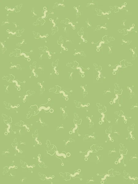 Abstraktní zelené pozadí se vzorem podobným zelenině — Stockový vektor