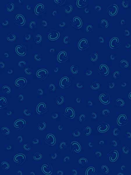 Abstrakter blauer Hintergrund mit einem Muster, das Halbkreisen ähnelt — Stockvektor