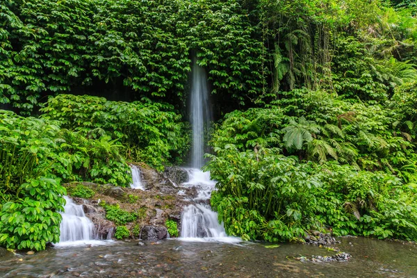 Benang Kelambu Vattenfall Indonesiska Lombok Mulen Dag — Stockfoto