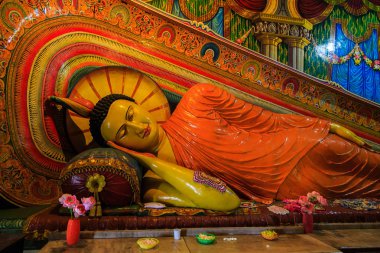 Buda bir tapınak Sri Lanka yalan