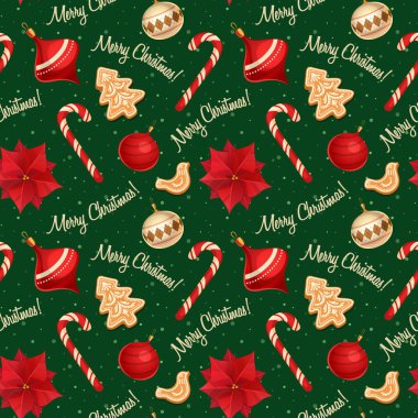 Noel seamless modeli. vektör çizim.
