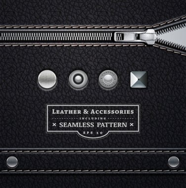 Deri doku vektör çizim 