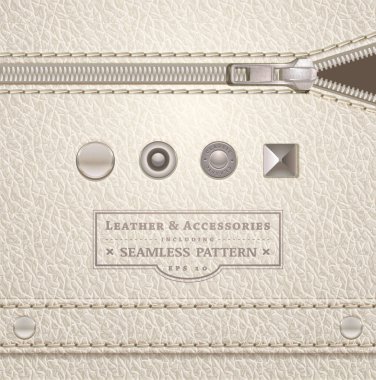 Deri doku vektör çizim 