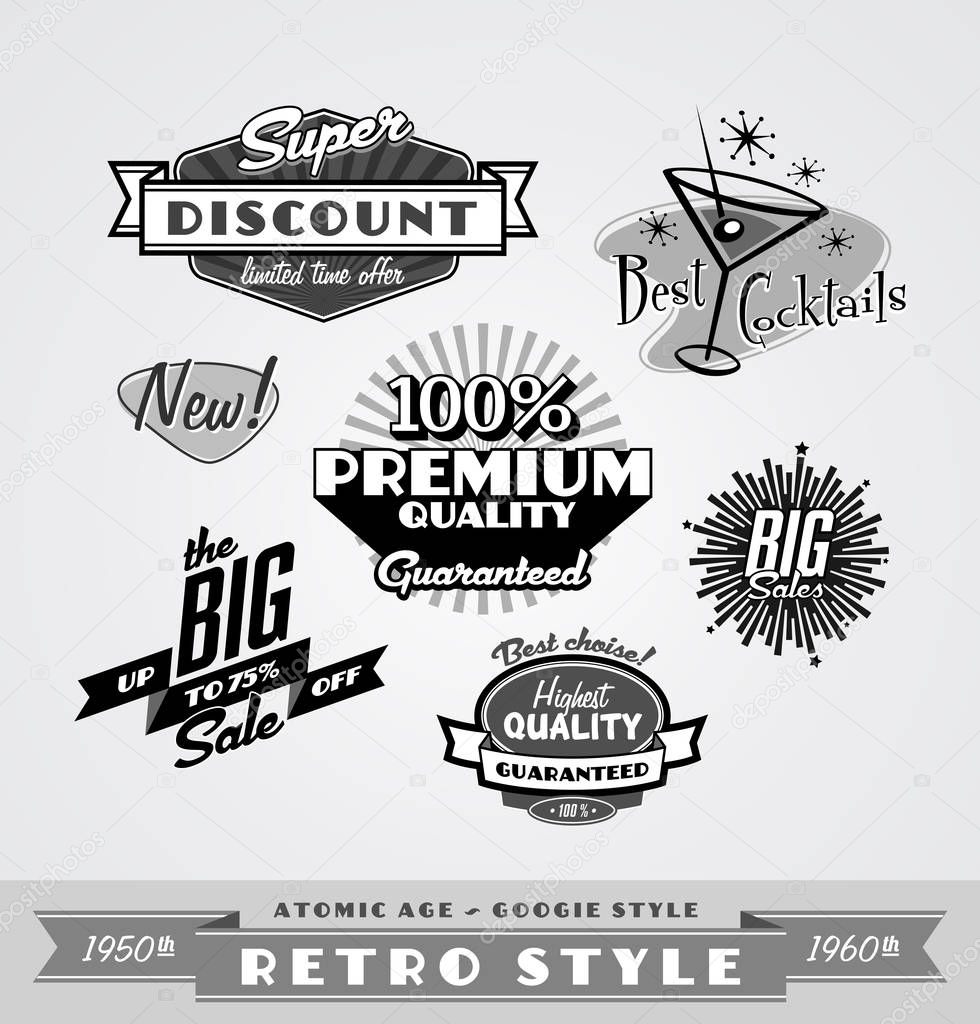 Vintage and retro labels \ logo