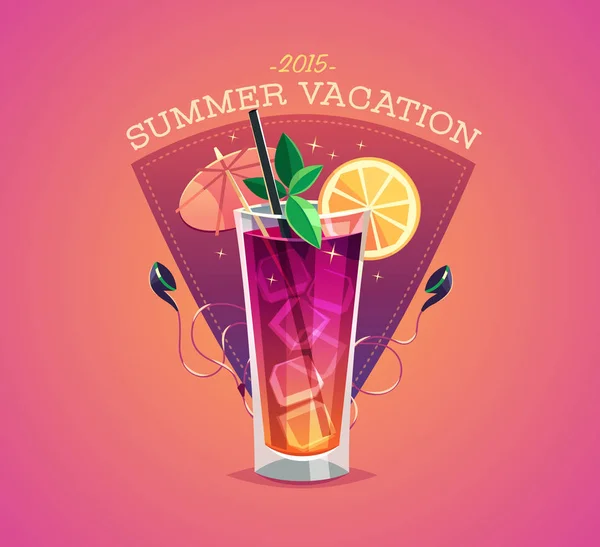 Summer card / poster / template. Vector illustration.