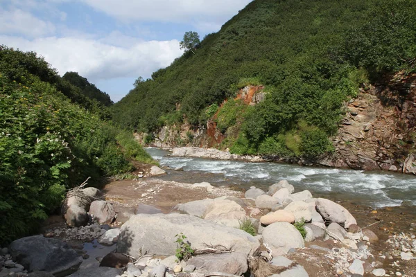 Ρωσίας Καμτσάτκα Φύση Πάρκο Nalychevo — Φωτογραφία Αρχείου