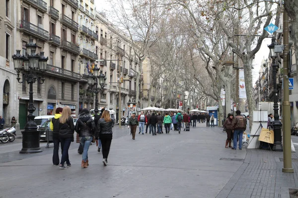 España Barcelona Rambla Street — Foto de Stock