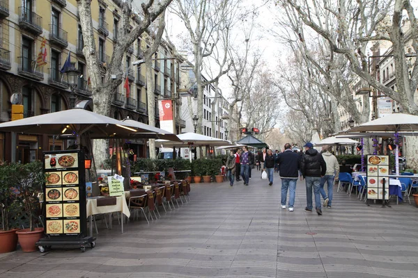 España Barcelona Rambla Street — Foto de Stock