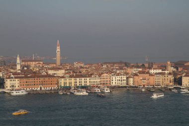 İtalya, Venedik: Campanile katedral San Giorgio Maggiore görünümünden