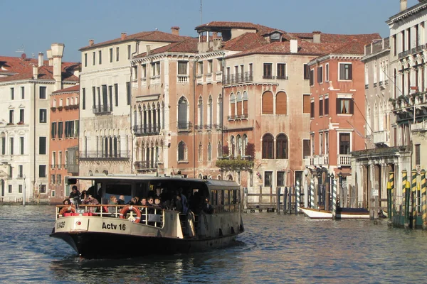 Italy Venice Water Trolley Vaporetto — Stock Photo, Image