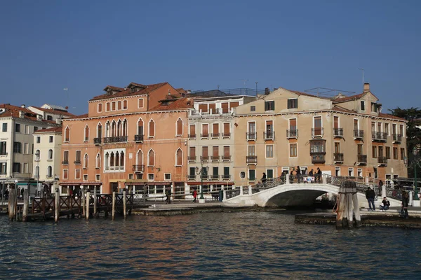 Italia Venecia Vista Desde Agua — Foto de Stock