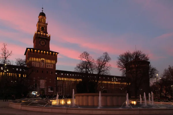 Italien Milan Sforza Castle — Stockfoto