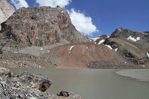 Tadjikistan Montagnes Fann Lac Mutnoe — Photo