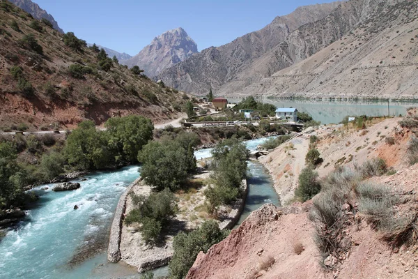 Tadzjikistan Fann Bergen Iskanderkul Meer — Stockfoto