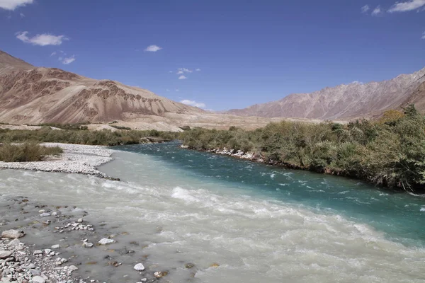 Tadzjikistan Pamir Bergen Rivieren Ghunt Safedobdara — Stockfoto