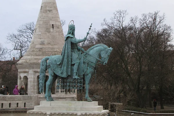Hungría Budapest Monumento San Esteban —  Fotos de Stock