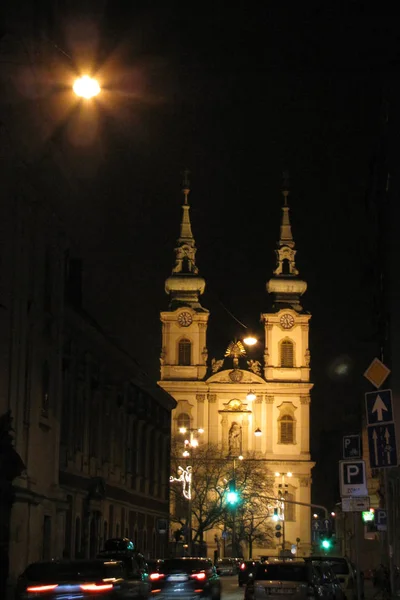 Ουγγαρία Βουδαπέστη Εκκλησία Της Αγίας Άννας — Φωτογραφία Αρχείου
