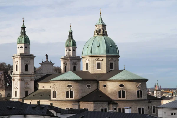 Austria Salisburgo Veduta Della Cattedrale Salisburgo — Foto Stock