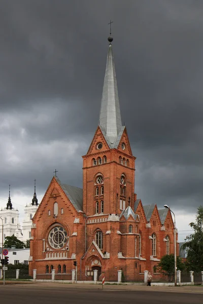 Latvia Daugavpils Martin Luther Cathedral — Stock Photo, Image