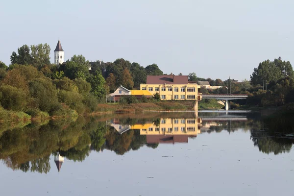 Litwa Taurage Rzeka Jura — Zdjęcie stockowe