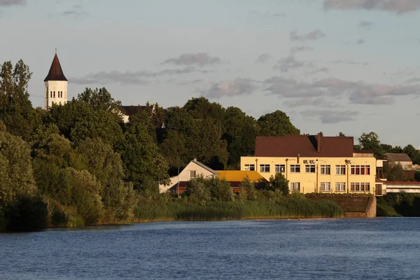 Litwa Taurage Rzeka Jura — Zdjęcie stockowe