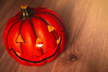 izole Halloween balkabağı